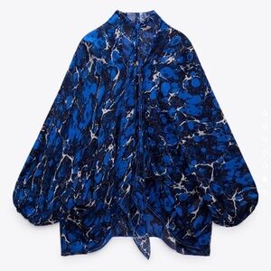 Zara bow blouse